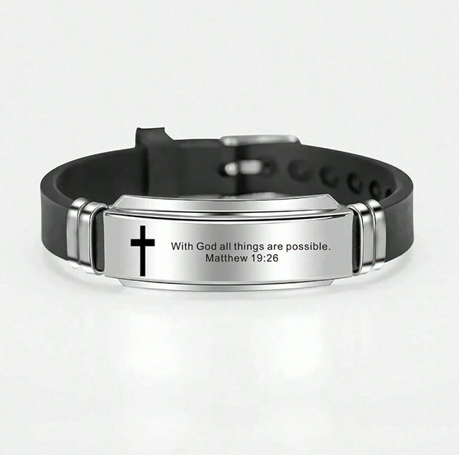 Chains for Change Stainless Steel Bracelet