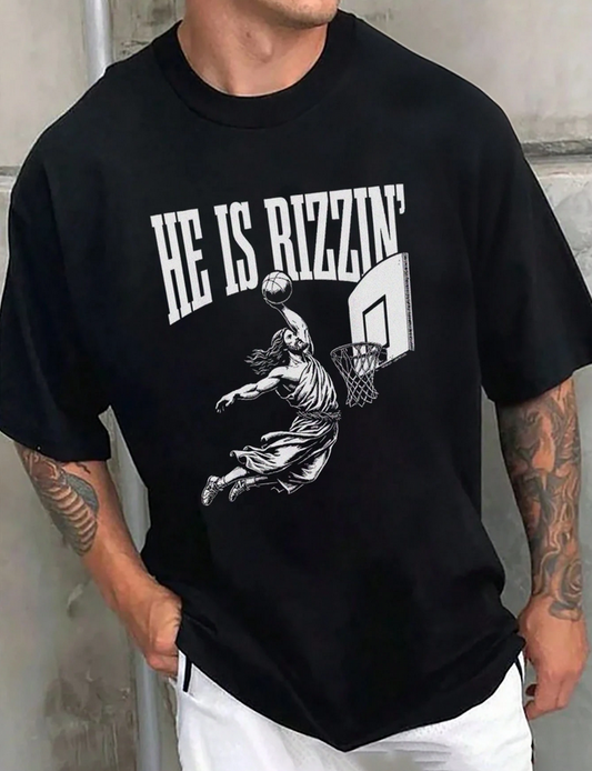 ChainsforChange T-shirt - HE IS RIZZIN