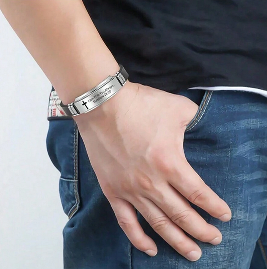 Chains for Change Stainless Steel Bracelet